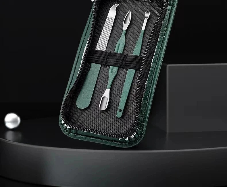 6-in-1 Premium Nail Scissors & Clippers Set – Portable Manicure & Pedicure Kit for Men & Women