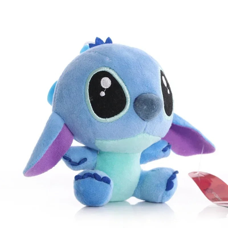 NEW 12-18cm Lilo & Stitch Couple Plush Keychain – Kawaii Anime Stuffed Doll Pendant for Girls, Kids & Xmas Gift