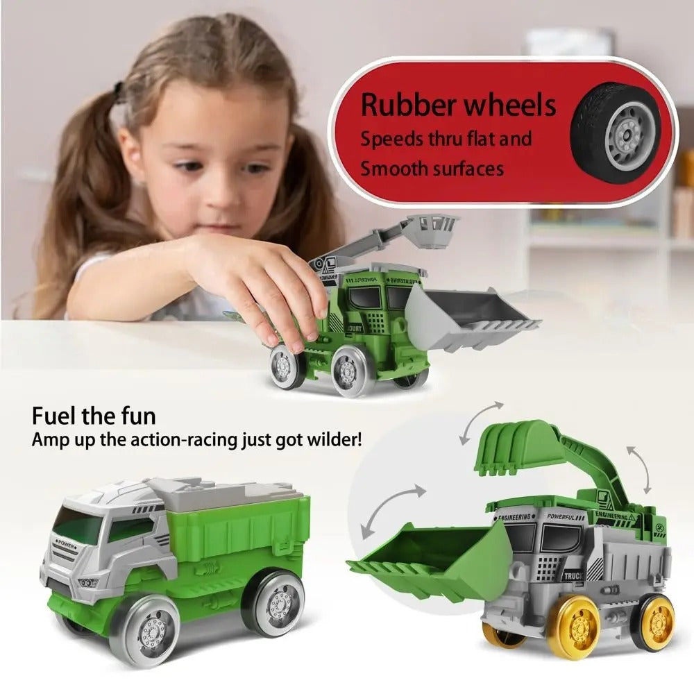 "Dinosaur Track Adventure – Electric Toy Car Set for Kids"