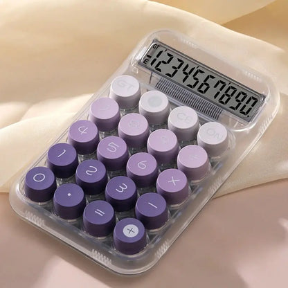 Transparent Gradient Large Button Calculator My Store