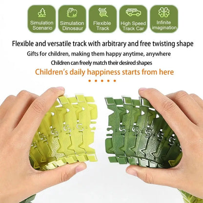 "Dinosaur Track Adventure – Electric Toy Car Set for Kids" My Store