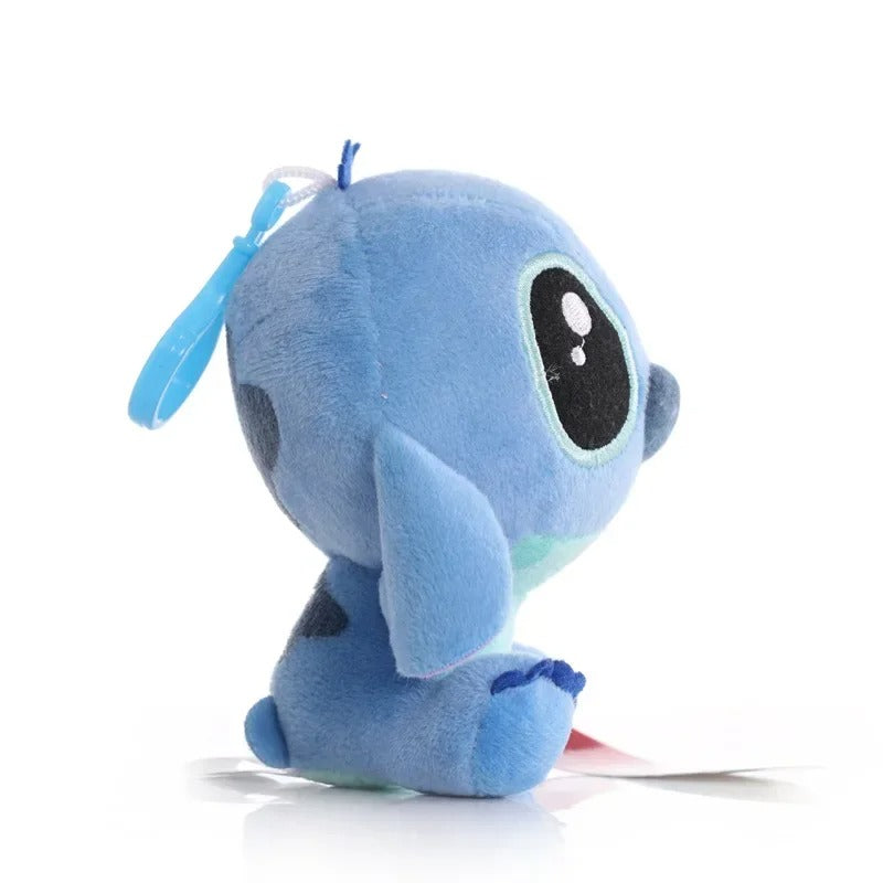 NEW 12-18cm Lilo & Stitch Couple Plush Keychain – Kawaii Anime Stuffed Doll Pendant for Girls, Kids & Xmas Gift