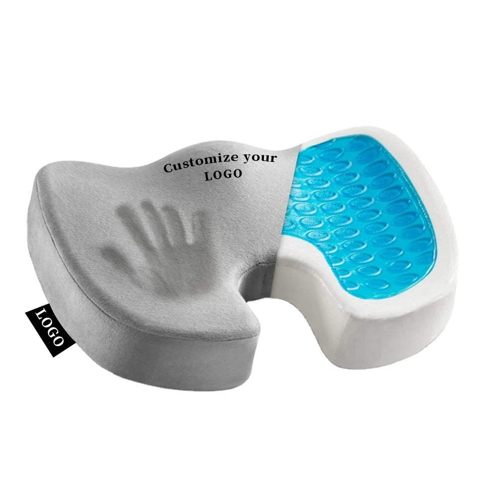 Ergonomic Memory Foam Office Chair Cushion – Hemorrhoid & Tailbone Relief Seat Pad