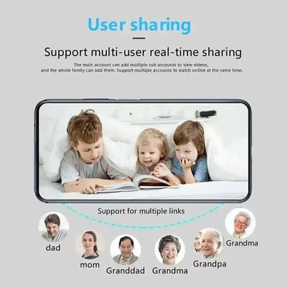 1080P HD Mini WiFi Camera Indoor Safety Security Surveillance Baby Monitor Night Vision Camcorder IP Cam Audio Video Recorder My Store