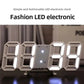 3D LED Digital Wall Clock – USB Powered, Multi-Function Display for Home & Office Decor