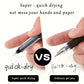 10PCS Needle Tip Gel Pens – Smooth Writing Liquid Ink Pens (Black/Blue/Red) – School & Office Stationery Set