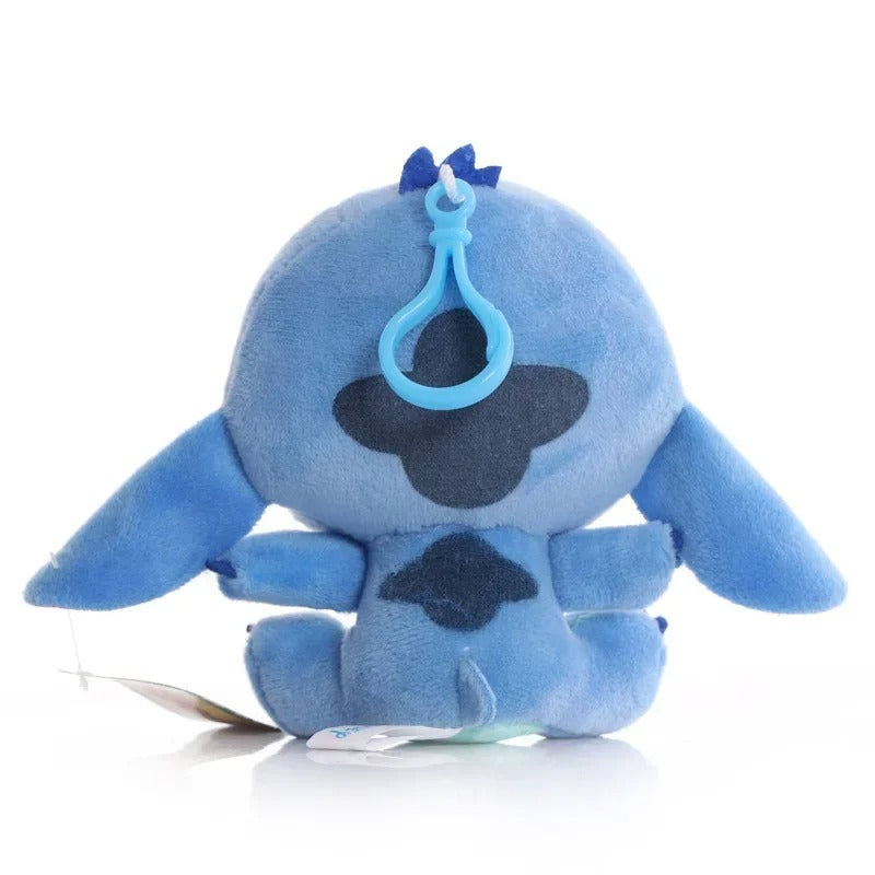 NEW 12-18cm Lilo & Stitch Couple Plush Keychain – Kawaii Anime Stuffed Doll Pendant for Girls, Kids & Xmas Gift
