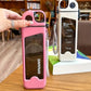 350ml Leak-Proof Sports Water Bottle – Square Travel Cup with Lockable Lid & Measurement Scale for Gym, Outdoor & Daily Use