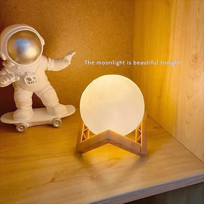 3D LED Moon Lamp 🌙 Galaxy Night Light – Bedroom Decor & Birthday Gift for Kids, Girls & Boys My Store