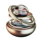 Solar-Powered Crystal Ball Car Aromatherapy Ornament – Suspended Double-Ball Perfume Diffuser Decoration
