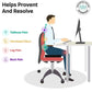 Ergonomic Memory Foam Office Chair Cushion – Hemorrhoid & Tailbone Relief Seat Pad