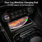 Car Wireless Fast Charger – Silicone Pad Stand for iPhone 16/15/15 Pro Max/14/13/12/X & Samsung Galaxy S24/S23 Series