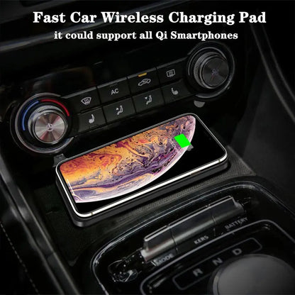 Car Wireless Fast Charger – Silicone Pad Stand for iPhone 16/15/15 Pro Max/14/13/12/X & Samsung Galaxy S24/S23 Series My Store