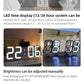 3D LED Digital Wall Clock – USB Powered, Multi-Function Display for Home & Office Decor