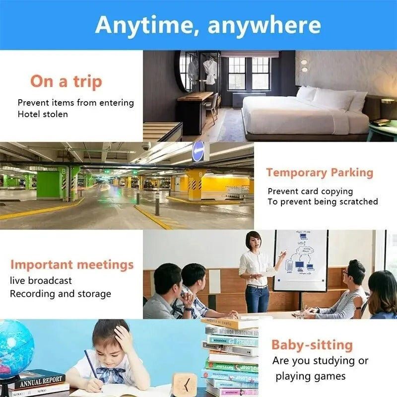 1080P HD Mini WiFi Camera Indoor Safety Security Surveillance Baby Monitor Night Vision Camcorder IP Cam Audio Video Recorder