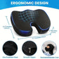 Ergonomic Memory Foam Office Chair Cushion – Hemorrhoid & Tailbone Relief Seat Pad