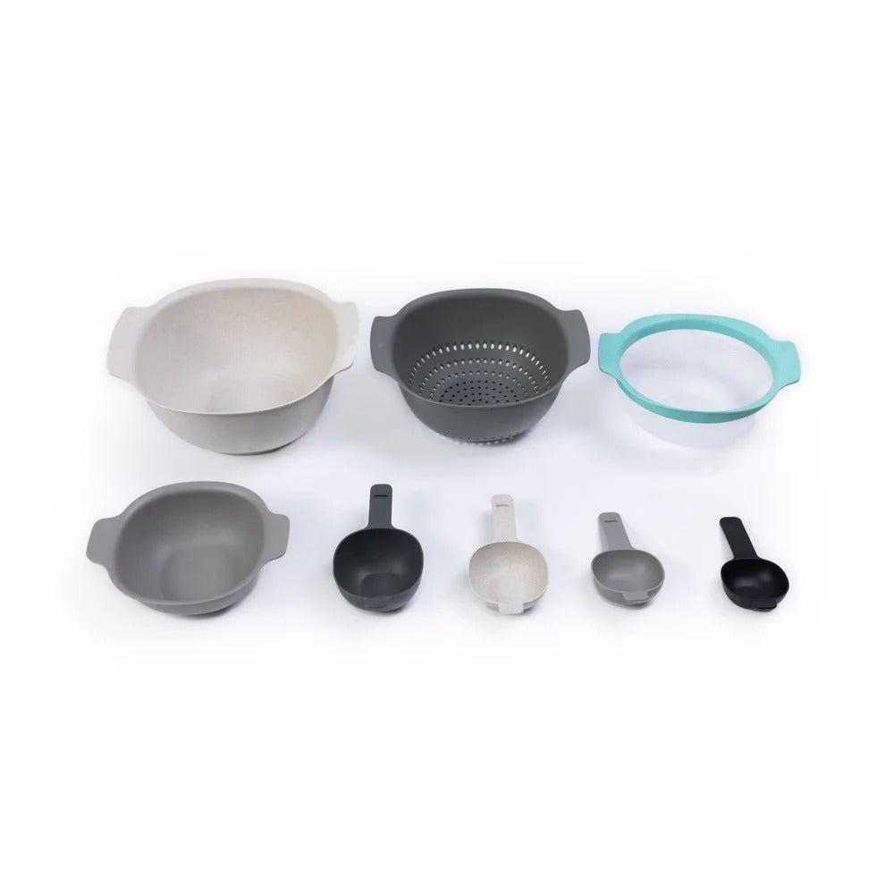 8pcs Bowl Set with Wheat Fiber – The Ultimate Kitchen Essential