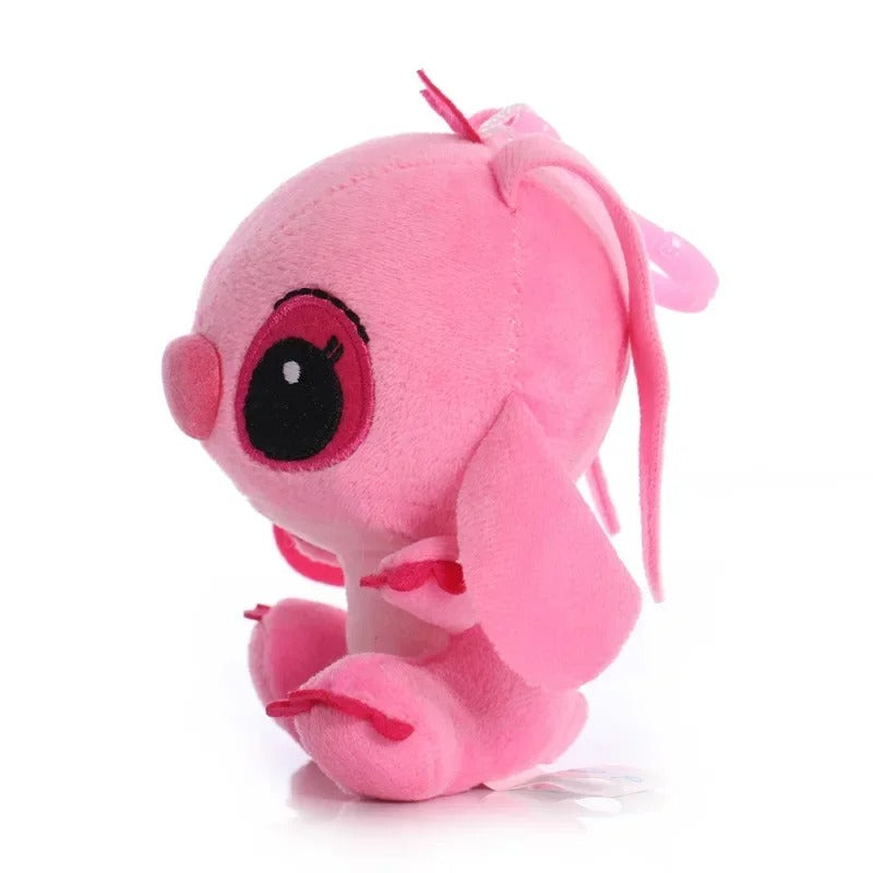 NEW 12-18cm Lilo & Stitch Couple Plush Keychain – Kawaii Anime Stuffed Doll Pendant for Girls, Kids & Xmas Gift