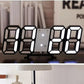 3D LED Digital Wall Clock – USB Powered, Multi-Function Display for Home & Office Decor