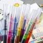 10PCS Needle Tip Gel Pens – Smooth Writing Liquid Ink Pens (Black/Blue/Red) – School & Office Stationery Set