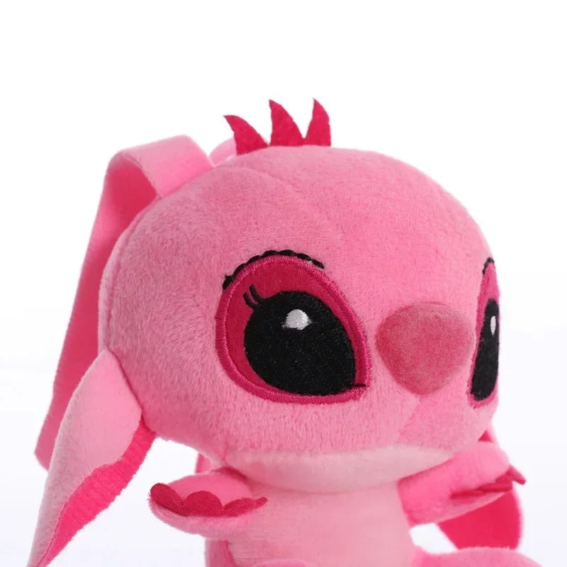 NEW 12-18cm Lilo & Stitch Couple Plush Keychain – Kawaii Anime Stuffed Doll Pendant for Girls, Kids & Xmas Gift