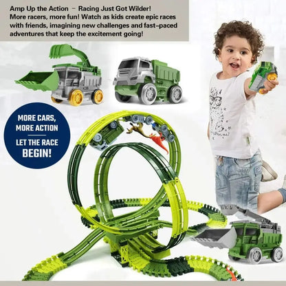 "Dinosaur Track Adventure – Electric Toy Car Set for Kids" My Store