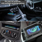 Car Wireless Fast Charger – Silicone Pad Stand for iPhone 16/15/15 Pro Max/14/13/12/X & Samsung Galaxy S24/S23 Series