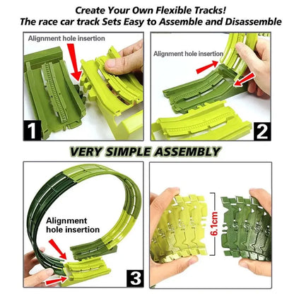 "Dinosaur Track Adventure – Electric Toy Car Set for Kids" My Store