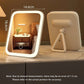 LED Smart Makeup Mirror with Light – Portable Desktop Fill Light, Small Vanity Mirror for Girls’ Bedroom & Dorm Dressing Table