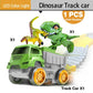 "Dinosaur Track Adventure – Electric Toy Car Set for Kids"