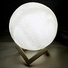 3D LED Moon Lamp 🌙 Galaxy Night Light – Bedroom Decor & Birthday Gift for Kids, Girls & Boys