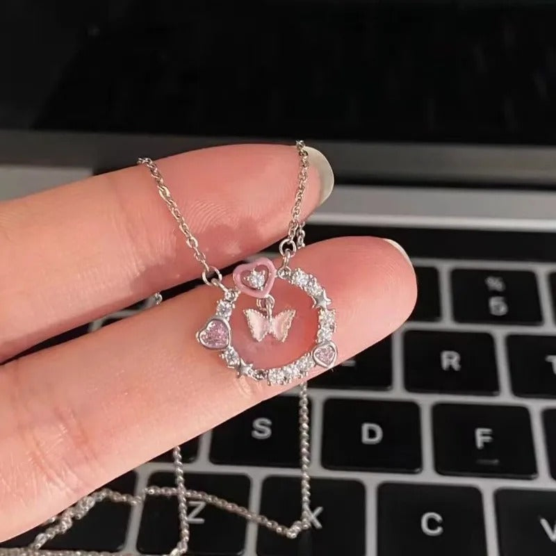 Fashion Zircon Necklace – Women’s Charm Aesthetic Clavicle Chain, Valentine’s Day Gift, Party Jewelry
