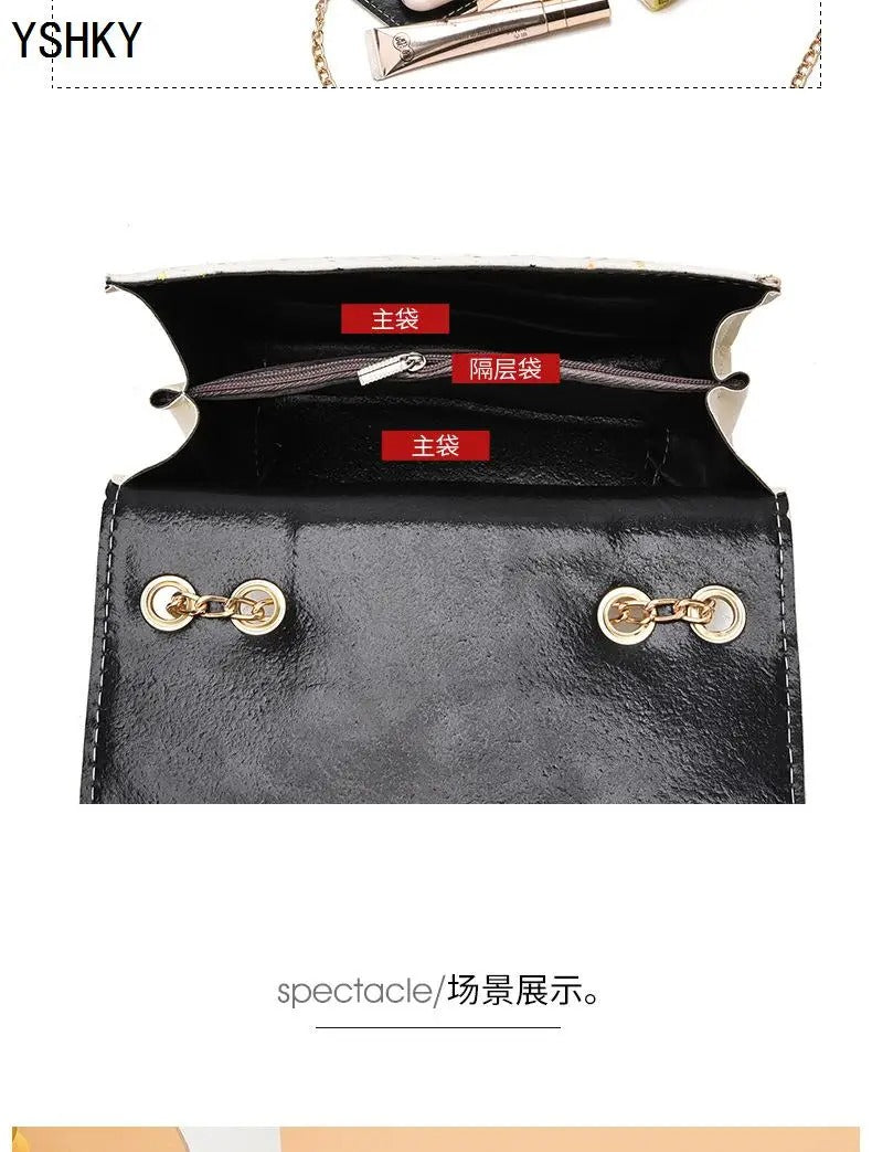 Women’s Luxury Shoulder Handbag 2023 | Korean Fashion Crossbody Chain Shopper Bag for Women