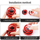 Solar-Powered Crystal Ball Car Aromatherapy Ornament – Suspended Double-Ball Perfume Diffuser Decoration