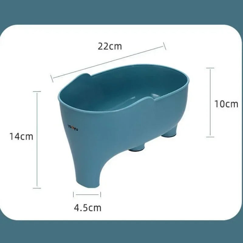 "Elephant Corner Sink Strainer: Multi-Purpose Drain Basket for Kitchen"