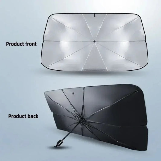 Car Windshield Sunshade Umbrella – Foldable UV Protection Parasol