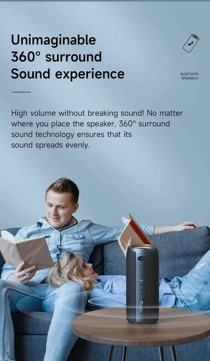 ZEALOT S51 Pro – 40W High-Power Bluetooth Speaker | 3D Stereo Bass, Portable, IPX5 Waterproof, TWS Pairing Boom Box 🎶🔊 My Store