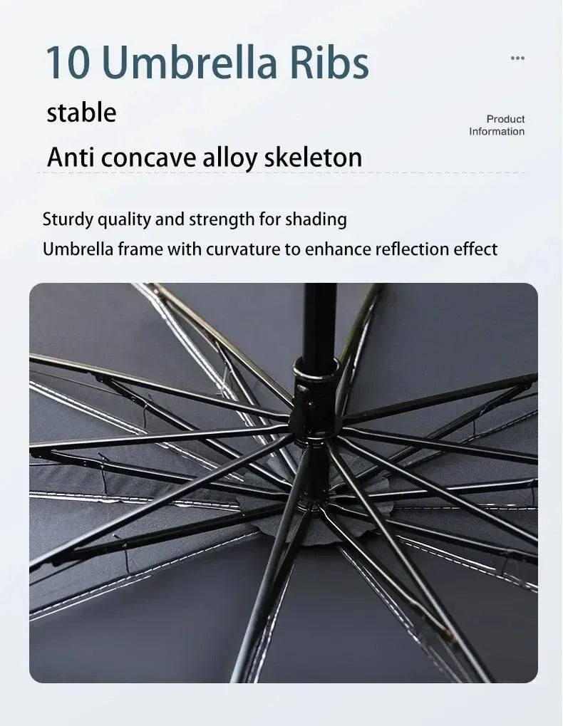Car Windshield Sunshade Umbrella – Foldable UV Protection Parasol