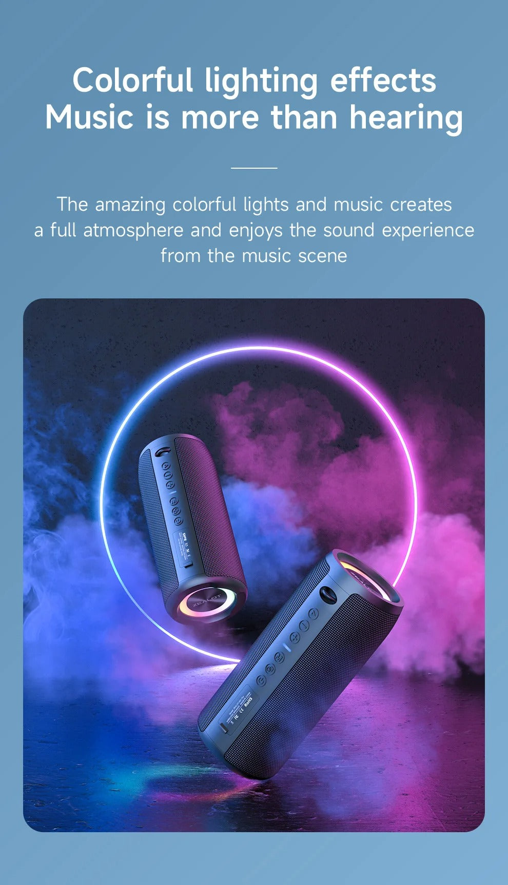 ZEALOT S51 Pro – 40W High-Power Bluetooth Speaker | 3D Stereo Bass, Portable, IPX5 Waterproof, TWS Pairing Boom Box 🎶🔊