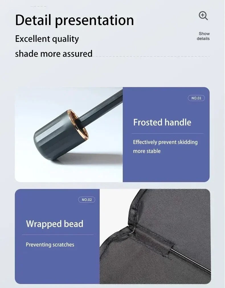 Car Windshield Sunshade Umbrella – Foldable UV Protection Parasol