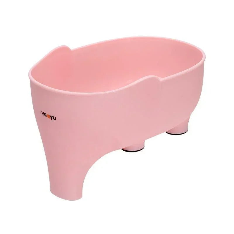 "Elephant Corner Sink Strainer: Multi-Purpose Drain Basket for Kitchen"