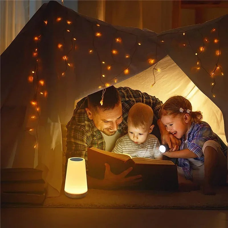 Tuya Smart WiFi Night Light – Alexa & Google Compatible | Dimmable Multi-Color Bedside Lamp