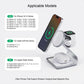 BONOLA Magnetic 3-in-1 Wireless Charging Station – 30W Fast Charger for iPhone 16/15/14/13/12 Series, Apple Watch & AirPods Pro