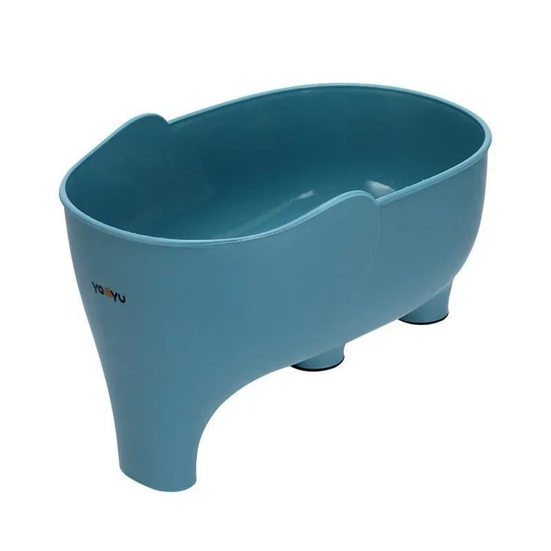 "Elephant Corner Sink Strainer: Multi-Purpose Drain Basket for Kitchen"