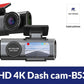Dash Cam 4K UHD – Night Vision Car DVR Video Recorder with Wi-Fi & GPS