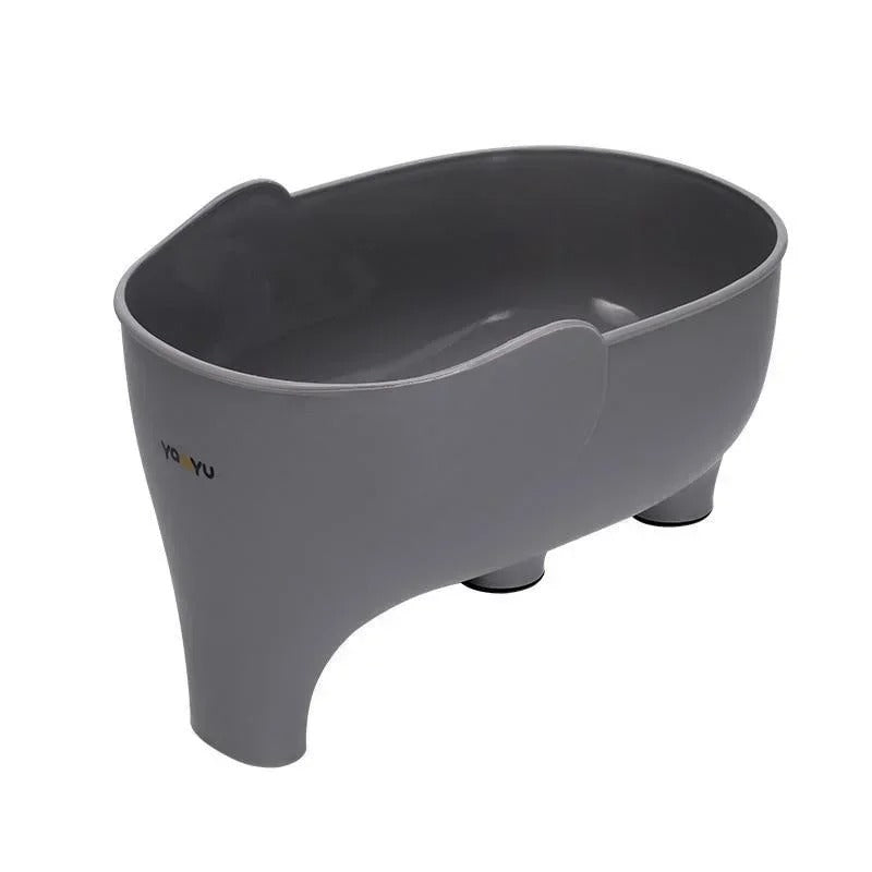 "Elephant Corner Sink Strainer: Multi-Purpose Drain Basket for Kitchen"