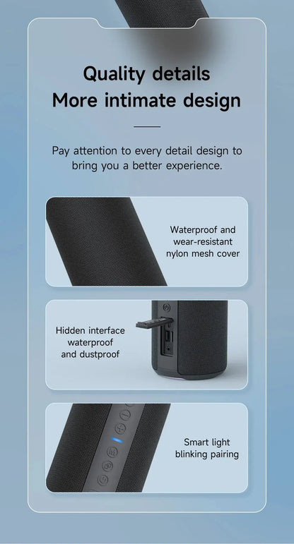 ZEALOT S51 Pro – 40W High-Power Bluetooth Speaker | 3D Stereo Bass, Portable, IPX5 Waterproof, TWS Pairing Boom Box 🎶🔊 My Store