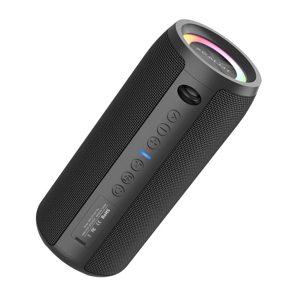 ZEALOT S51 Pro – 40W High-Power Bluetooth Speaker | 3D Stereo Bass, Portable, IPX5 Waterproof, TWS Pairing Boom Box 🎶🔊