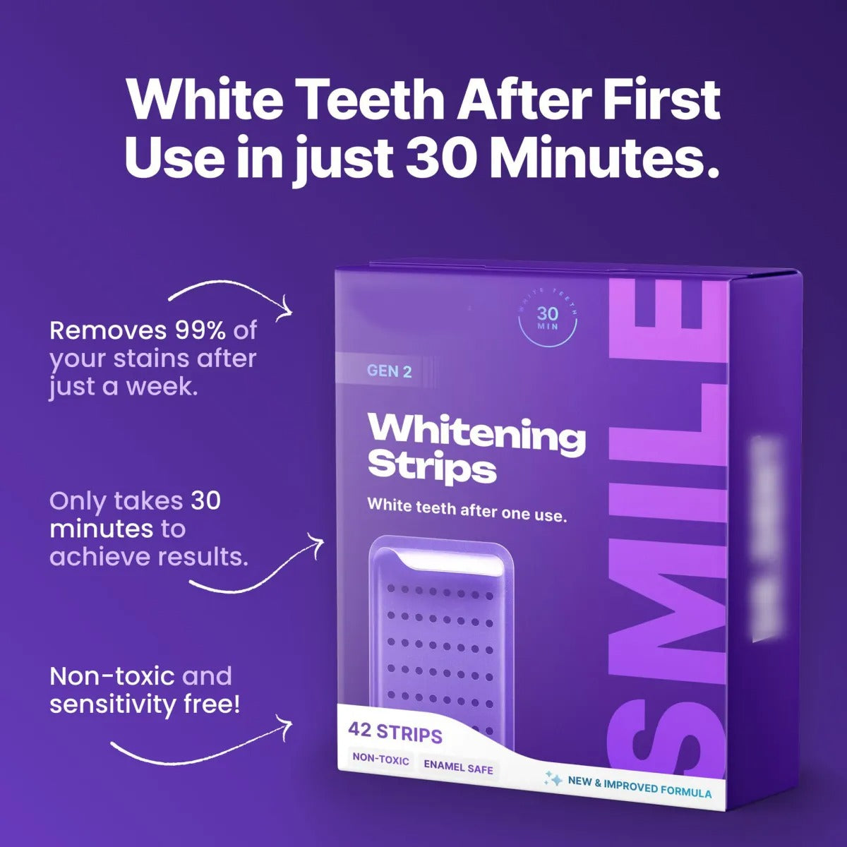 Dr Dent Purple Teeth Whitening Strips The Cartzzy