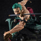 One Piece Roronoa Zoro 10CM PVC Action Figure – Three-Blade GK Anime Model Toy Collectible for Kids & Gifts”